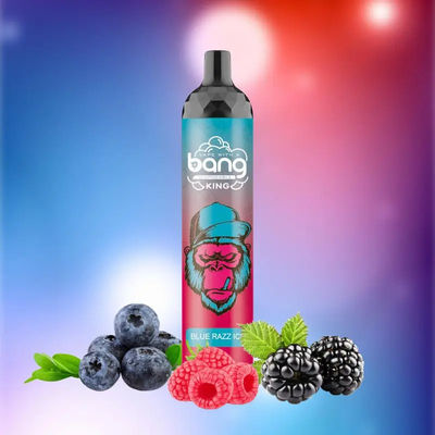 Caneta vaporizadora recarregável descartável 15 ml bobina de malha Bang King 6000 puffs