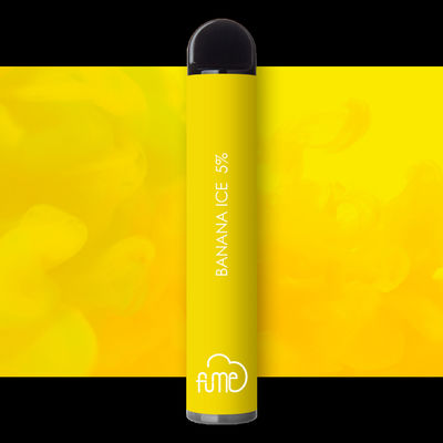 Emanações 950mAh extra Nic Salt Vape descartável da banana da morango de 1500 sopros