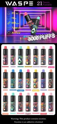 Dispositivo de vaporização de líquido eletrónico de 16 ml 10PCS/ caixa de exibição para melhor desempenho e eficiência