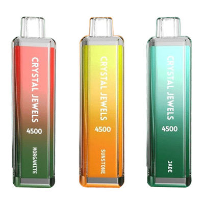 Cigarro eletrônico Crystal 4500 Disposable Pod Cigarro eletrônico 1500 Mah Puffs