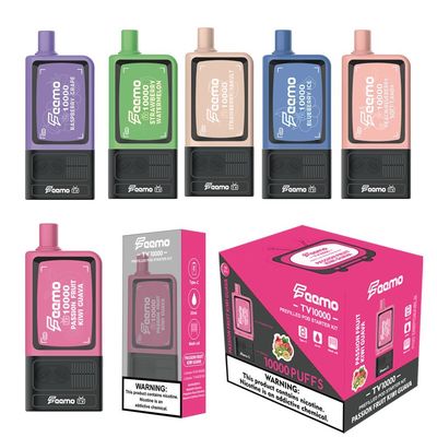 Bateria 650mAh POD Vapor descartável com mais de 10000 puffs e 5% de força de nic