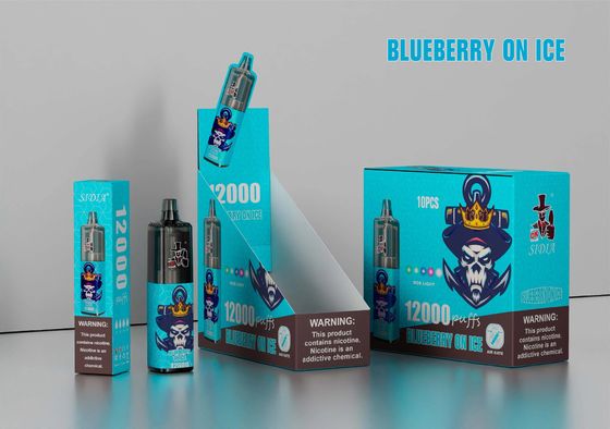 Vapor de vapor grande preto com tensão de 3,7 V e peso de 100 g para vaporização de alto desempenho
