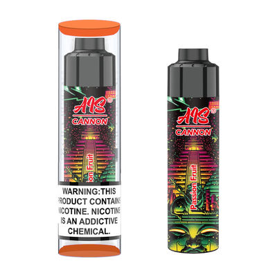 Vape recarregável tipo C com 9 puffs e materiais plásticos