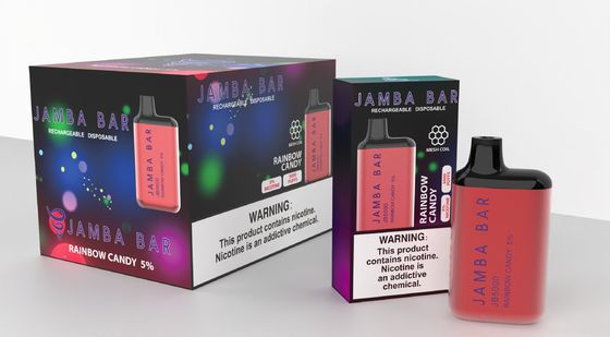Bateria poderosa com 5% 50 mg de nicotina para requisitos B2B