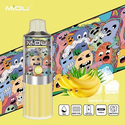 Cigarro eletrónico descartável de alto desempenho com 5% de níquel e 5000 puffs
