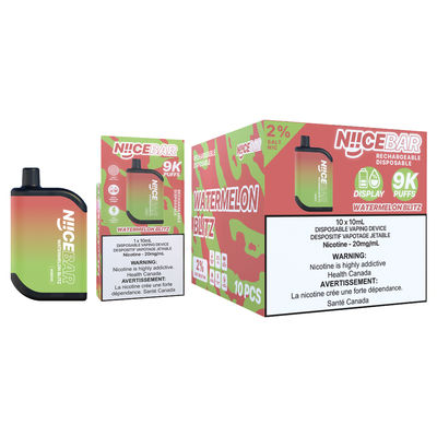 Carregamento USB Tipo-C Vape Grande Puff Com Capacidade de 15 ml de Suco e 0% de Nic