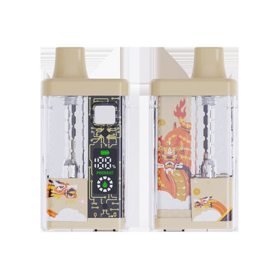 Dispositivo de vaporização descartável CBD com ativação por botão / Tecnologia de aço inoxidável 316L