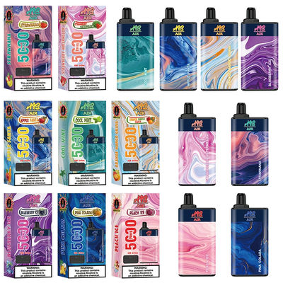 O fruto SUS304 Flavored sopros eletrônicos descartáveis do cigarro 15ml 5000 de Vape