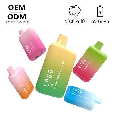 A barra BC5000 do duende sopra Cig descartável feito sob encomenda do atomizador E do ODM Vape do OEM