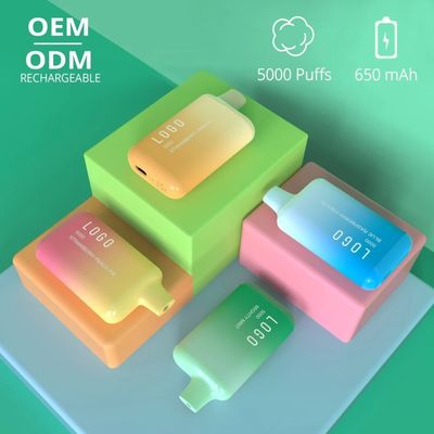 A barra BC5000 do duende sopra Cig descartável feito sob encomenda do atomizador E do ODM Vape do OEM