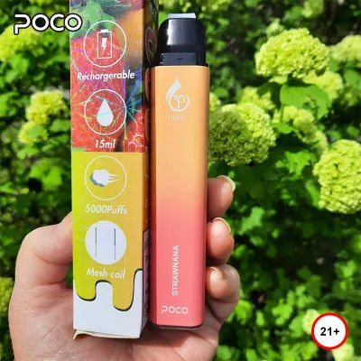 15 ml POCO HUGE 5000 puffs cigarro eletrônico descartável com função de fluxo de ar