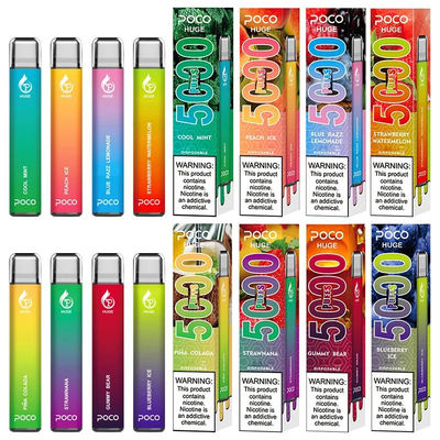 Cigs Flavored E-suco POCO descartável 5000 de 5% Nic Salt 15ml Vape E
