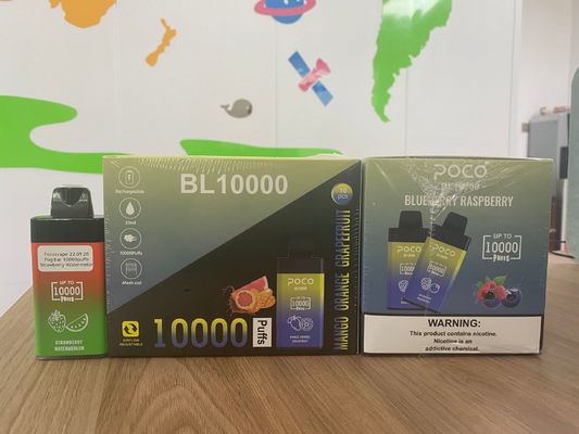 POCO BL10000 Big Puff Vape Electronic Cig 20ml 5% Nic Bateria 650mAh Recarregável