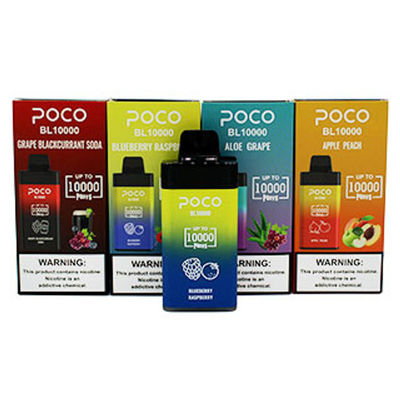 POCO BL10000 Big Puff Descartável Vape 20ml 5% Nic 650mAh recarregável