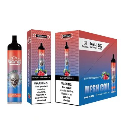 Preço de fábrica disponível dos sabores do rei 6000 sopros 1.2ohm Mesh Coil 12 do golpe de Vape
