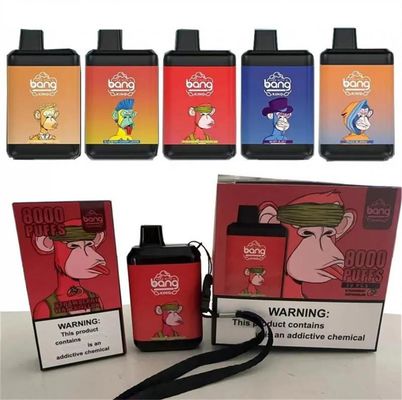 o rei 8000 sopros do golpe do atomizador do duende de 16ml 650mah Flavored cigarros eletrônicos
