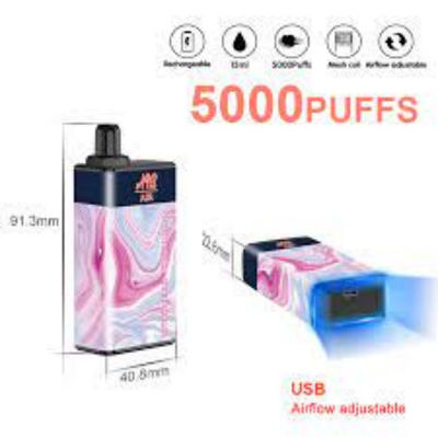 O fruto SUS304 Flavored sopros eletrônicos descartáveis do cigarro 15ml 5000 de Vape