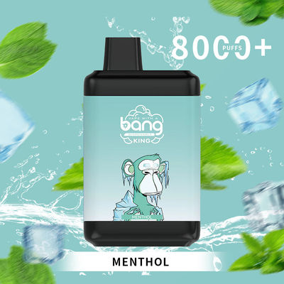 Da nicotina disponível popular do rei 8000puffs Ecig 2%3%5% do golpe do estoque da fábrica da Espanha vapor recarregável