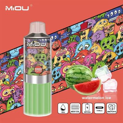 MIOU 9000 CBD Dispositivo de Vaporização de 18 ml E- Liquid Pre- Filled Pod Vape