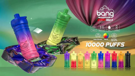 O rei 10000 do golpe sopra dispositivo descartável de 20m ELiquid CBD Vape com fluxo de ar 5% Nic Salt