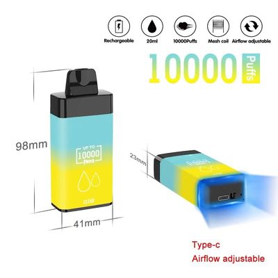 20 ml E líquido 650mah Tipo C embalagem recarregável 200 PCS por caixa
