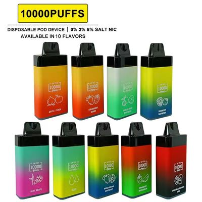 POCO BL10000 Puffs Vapor descartável Preenchido 20 ml Suco com Fluxo de Ar 5% Nic