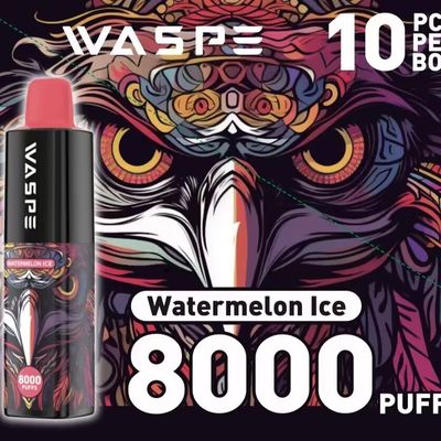 Caneta descartável Waspe 8000 Puff Bar 650mAh tipo C recarregável