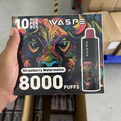 Caneta descartável Waspe 8000 Puff Bar 650mAh tipo C recarregável