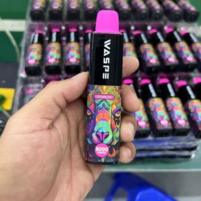 Caneta descartável Waspe 8000 Puff Bar 650mAh tipo C recarregável