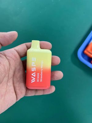 Waspe 5000 PUFFS Vape recarregável descartável 13 ml Suco pré-cheio