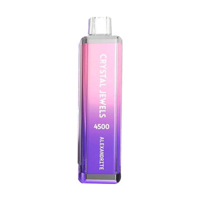 Cigarro eletrônico Crystal 4500 Disposable Pod Cigarro eletrônico 1500 Mah Puffs