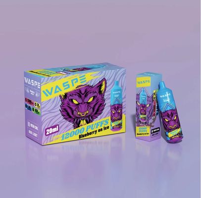 Waspe 12000 Puff Recarregável Disponível Vape Fruta sabor E Cig OEM Disponível