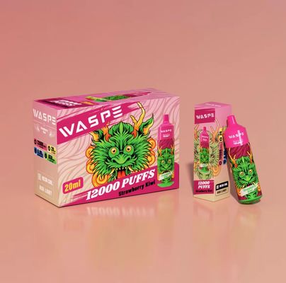 Waspe 12000 Puffs Big Puff Vape recarregável E cigarro 20 ml líquido