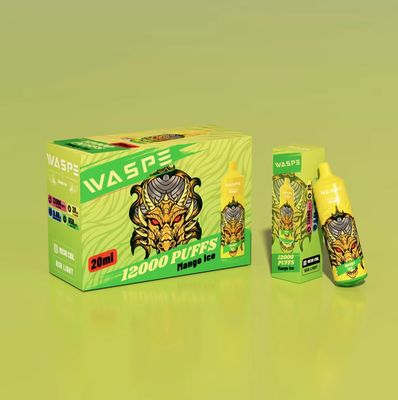 Waspe 12000 Puffs Big Puff Vape recarregável E cigarro 20 ml líquido