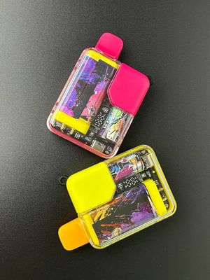 1.2ohm Mesh Coil Caixa clara vaporizador descartável 7000 Puffs Vape Pod pré-cheio