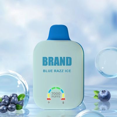 70g/pcs OEM Vape Smart Screen descartável 12ml E Juice 7000 Puffs