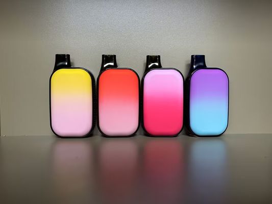Personalização Cor Gradiente 7000 Puffs Vapor descartável com ecrã
