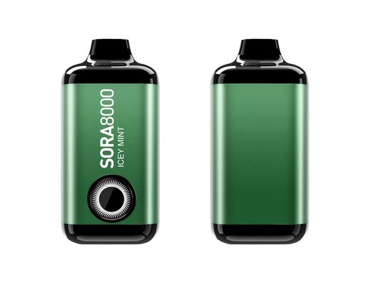 1Vaporizador de cigarros Sora 8000 E com capacidade de suco
