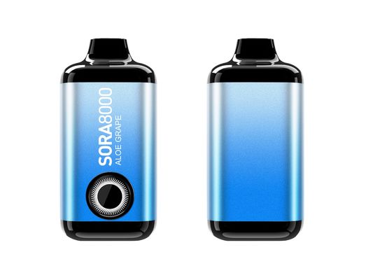 Sora 8000 Puffs Mesh Coil Preenchido Vapor descartável Com Fluxo de Ar 5% Nic
