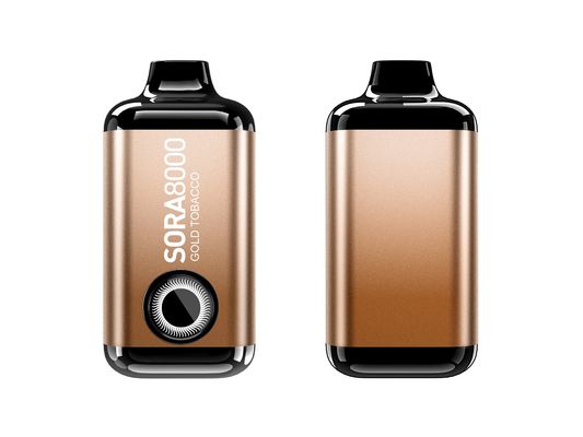 Sora 8000 Puffs Mesh Coil Preenchido Vapor descartável Com Fluxo de Ar 5% Nic