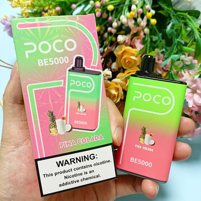 POCO BE5000 5000 pufes caneta de vapor descartável sabor de fruta cigarro eletrónico