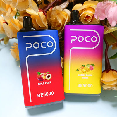 POCO BE5000 5000 pufes caneta de vapor descartável sabor de fruta cigarro eletrónico