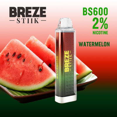600Puffs caneta de vaporizador descartável com 2 ml de E- Liquid e 35 g de peso