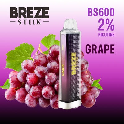 2 ml de caneta electrónica descartável de E- Liquid 2% Nic 600Puffs