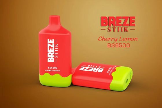 BREZE BS6500 Vaporizador descartável Grande sopro 15 ml suco pré-cheio Bateria de 500 mAh