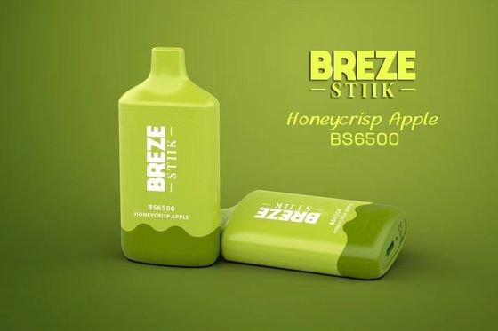 BREZE BS6500 Vaporizador descartável Grande sopro 15 ml suco pré-cheio Bateria de 500 mAh