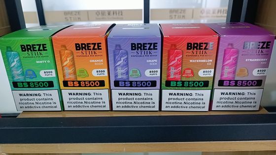 Dispositivo de vaporização descartável de CBD em espiral de malha com 17 ml de sumo pré-cheio e 1,2 resistência