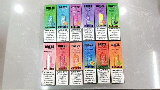 Dispositivo de vaporização descartável de CBD em espiral de malha com 17 ml de sumo pré-cheio e 1,2 resistência