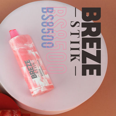 BREZE STIIK BS8500 Vapor descartável Grande sopro de 17 ml Suco pré-cheio Bateria de 600 mAh