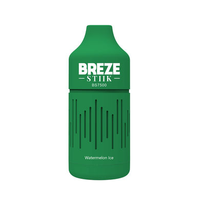 Caneta de vaporizador pré- cheia descartável de alto desempenho com pulso 7500 e ponta redonda de gotejamento
